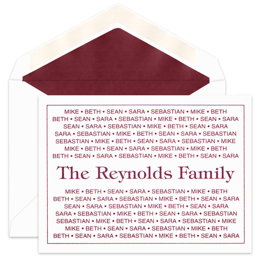 Cartier Family Pride Note Cards